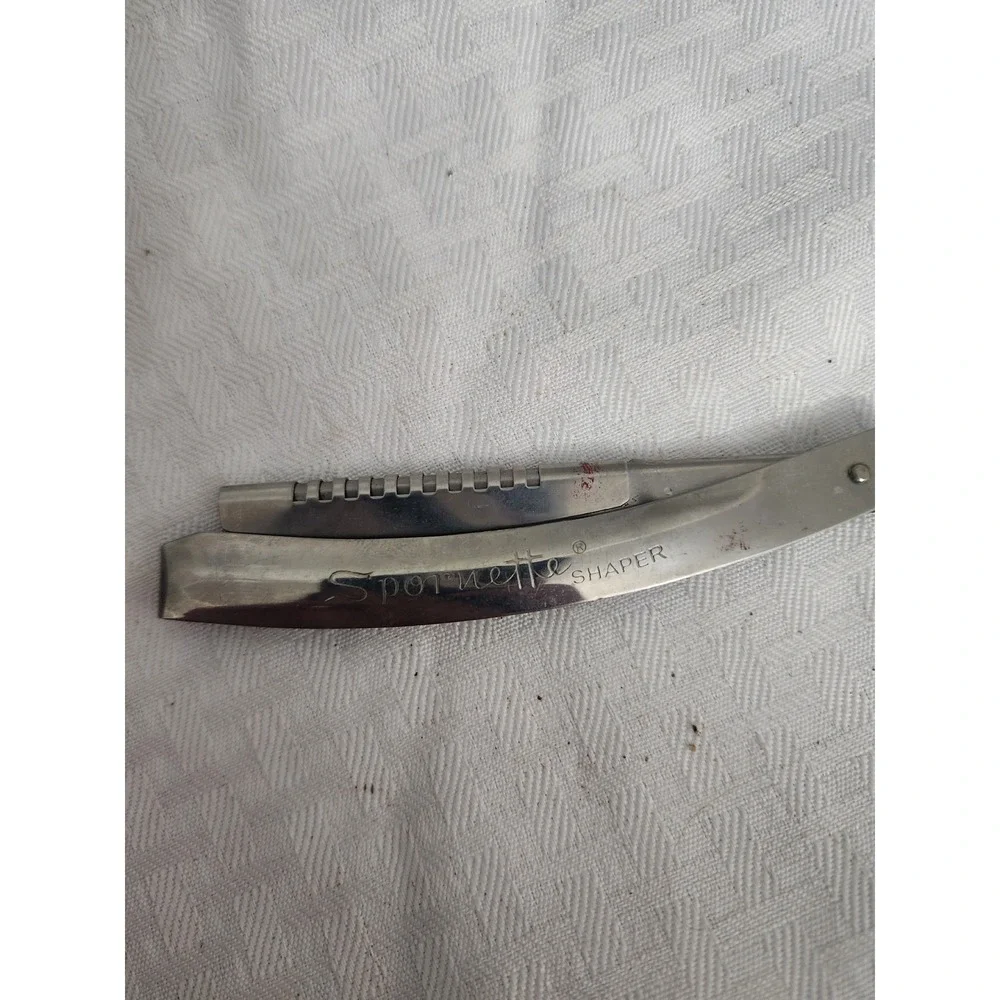 Spornette Shaper Stainless Steel Folding Hair Styling Razor Texturizing Tool